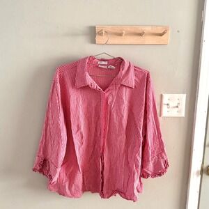 Vintage Carolina colours gingham top - 18/20W